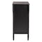 Baxton Studio Lucera Mid-Century Black Bobbin Wood 4-Drawer Chest 257-14125-ZORO - alternate 6