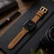 Elegani Canvas Watch Replacement Band Compatible with Apple Watch 42mm, Brown CVSP-BRN-42mm - alternate 2