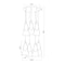 Z-Lite Aimie 7-Light Chandelier, 18 in W x 16 in H, Matte Black 828P7-7R-MB - alternate 5