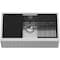Vigo Handmade 36-in Stainless Steel Single-Bowl Slotted Apron Front Farmhouse Kitchen Sink Workstation VGS3620SA - alternate 1