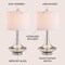 Jonathan Y Cecile 25.5" Glass Teardrop LED Table Lamp, Mercury Silver/Chrome, 2PK JYL1081A-SET2 - alternate 5