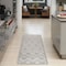 Homeroots 6' Silver And Gray Geometric Indoor Outdoor Area Rug 556299 - alternate 6