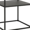 Homeroots 22" Black And Clear Glass And Steel Square End Table With Shelf 544187 - alternate 6