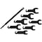 Performance Tool 8 pc. Pneumatic Fan Clutch Wrench Set, Air Hammer Tool, 7/8 in. to 47mm W80501 - alternate 6
