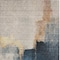 Homeroots 5' X 8' Taupe Black And Blue Abstract Washable Indoor Outdoor Area Rug 603036 - alternate 6