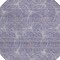 Homeroots 8' Purple And Ivory Round Geometric Washable Indoor Outdoor Area Rug 614109 - alternate 5