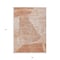Homeroots 9' X 12' Salmon Copper And Ivory Abstract Washable Indoor Outdoor Area Rug 587606 - alternate 6
