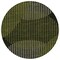 Homeroots 8' Olive Green And Black Round Geometric Washable Indoor Outdoor Area Rug 597645 - alternate 3