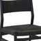 Homeroots Six Piece Black Oval Dining Set with Four Chairs and Sideboard 571728 - alternate 5