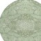 Homeroots 8' Artichoke Green And Ivory Round Medallion Washable Indoor Outdoor Area Rug 617451 - alternate 7
