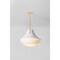 Hudson Valley Lighting Coventry 20 in. Pendant Vintage Gold Leaf/ White Plaster 4520-VGL/WP - alternate 4