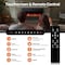 Edendirect 36 in. Wall Mount Electric Fireplace in Black, Sleep Mode, Remote, Adjustable Flame Color and Speed ZR-ZHUMI-QBL-X36IN-BK - alternate 7