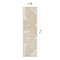 World Rug Gallery Modern Abstract Lines Weather Resistant Reversible Indoor/Outdoor Rug 2 ft x 7 ft Natural WR110NATURAL2X7 - alternate 5
