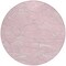 Homeroots 8' Pink Ivory And Gray Round Abstract Washable Indoor Outdoor Area Rug 601082 - alternate 5