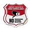Signmission Video Surveillance Shield Sign Property, 6 inch X 6 inch, Vinyl Decal, 2PK SHI-D-2PACK-6-472 - alternate 1