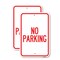 Signmission No Parking, 18'' X 24'' 2 Signs, Heavy Gauge Aluminum, 2PK A-1824-2PACK-23630 - alternate 1
