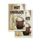 Signmission Hot Chocolate, Vinyl Decals Only 24 Inch x 36 Inch, Vinyl Decal, 2PK DSB-2436-2PACK-Hot Chocolate - alternate 1