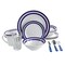 All U Need 32 Piece Ceramic Dinnerware Set in White 129388.32 - alternate 1