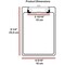 Acrimet Clipboard Memo Size A5 Low Profile Clip (Plastic) (Solid Pink Color), 3PK 137B.8 - alternate 8