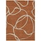 Homeroots 8' X 10' Copper And Ivory Abstract Washable Indoor Outdoor Area Rug 597508 - alternate 7