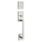 Kwikset San Clemente 818SCEXHFL 15 SMT Door Handle Set, 1 Security Grade, 2-3/8, 2-3/4 in Backset, Steel 818SCEXHFL SQT 15 - alternate 1