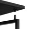 Homeroots 40" Black Wood and Stainless Steel Computer Desk 723732 - alternate 6
