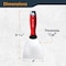 Powertec 4in Stainless Steel Drywall Joint Knife - Flexible Blade, Soft Grip, for Patching, Taping 72172 - alternate 3