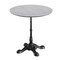 Flash Furniture 31.25" RD Outdoor Tabletop, Gray Faux Concrete, Seamless Surface Technology, 22.75x22.75 Black Base ST-RD31-CMGY-SDAT2222-GG - alternate 1