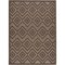 Homeroots 4' X 6' Dark Brown And Light Brown Geometric Indoor Outdoor Area Rug 556278 - alternate 6