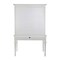 Homeroots 47" White Solid Wood Computer Desk With Hutch With Two Drawers 397849 - alternate 6