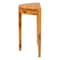Bali & Pari Jihan Modern and Contemporary Natural Real Burl Wood Half-Moon Console Table 253-14027-ZORO - alternate 4