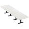 Skutchi Designs 16 Person Conference Table With Power Unit | 16' Arc Rectangle Table | Harmony Series HAR-AREC-48X192-T.BK-WA7976-NA - alternate 1