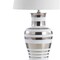 Jonathan Y Zilar Striped 28.75" Ceramic/Iron Classic Modern LED Table Lamp, Silver JYL6603A - alternate 6