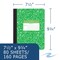 Roaring Spring Case of Green Marble Comp Notebooks, Grade 1 Skip Line Ruled, 80 sht 15 lb White Paper, 9.75"x7.75", PK48 97225cs - alternate 6