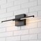 Jonathan Y McKenna 16.25" Modern Minimalist Dimmable Integrated LED Metal Wall Sconce, Black JYL7039C - alternate 9