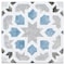 Andova Tiles Luv Charmed Blue 8-in. Encaustic Spanish/Moroccan Patterned Matte Porcelain Wall & Floor Tile ANDLUV455 - alternate 6