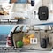 Hansburg Mini Fridge for Car Bedroom Skincare Cooler Warmer Portable 4 Liter/6 Can with 12v AC/DC/USB Black MF-4-Black - alternate 3