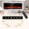 Edendirect 60 in. Wall Mount Metal Smart Electric Fireplace in Black, 4.33 in. Width, Remote, 1-8H Timer ZR-WE-60 - alternate 7