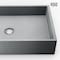 Vigo Orvieto Gothic Gray Concreto Stone 24 in. L x 15 in. W x 5 in. H Rectangular Vessel Bathroom Sink VG04070 - alternate 5