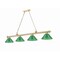 Z-Lite Cordon Heritage Brass 4 Light Billiard 2306-4HBR-ARG - alternate 3