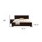 Homeroots Two Piece Espresso Solid and Manufactured Wood Bedroom Set 569375 - alternate 7