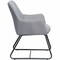 Lorell Gray Flannel Guest Chair with Sled Base 68562 - alternate 4