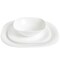 Gibson Ultra by Piazza 12 Piece Tempered Opal Glass Dinnerware Set in White 142427.12 - alternate 4