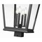 Z-Lite Raphael Sand Black 4 Light Outdoor Post Mount Fixture 5029PHXLS-BK - alternate 4