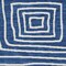 Homeroots 8' Navy Blue And Ivory Round Geometric Washable Indoor Outdoor Area Rug 600758 - alternate 5