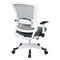 Space Seating Pulsar White Frame Managers Chair, Grey 317W-W1C1F2W-2M - alternate 4