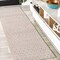 Jonathan Y Ormond High-Low Modern Trellis Geometric Beige/Gray 2 ft. x 8 ft. Indoor/Outdoor Runner Rug SBH109C-28 - alternate 1