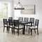Crosley Greer 9-Piece Dining Table Set For 8 KF20052BK-CR - alternate 8
