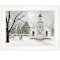 Homeroots I Heard the Bells on Christmas 1 White Framed Print Wall Art 406315 - alternate 1