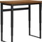 Homeroots Adjustable Brown and Black Wood and Metal Sled Computer Desk 490014 - alternate 7